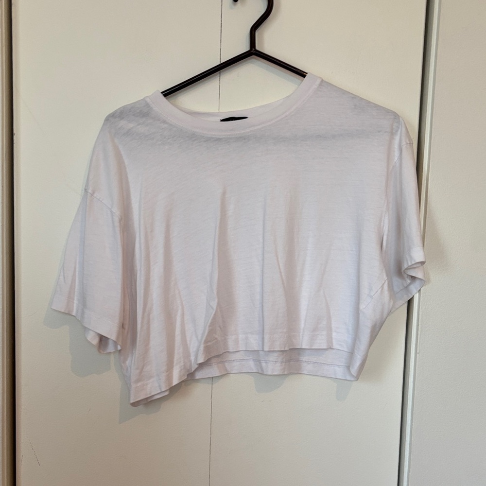 Dynamite White Crop Top